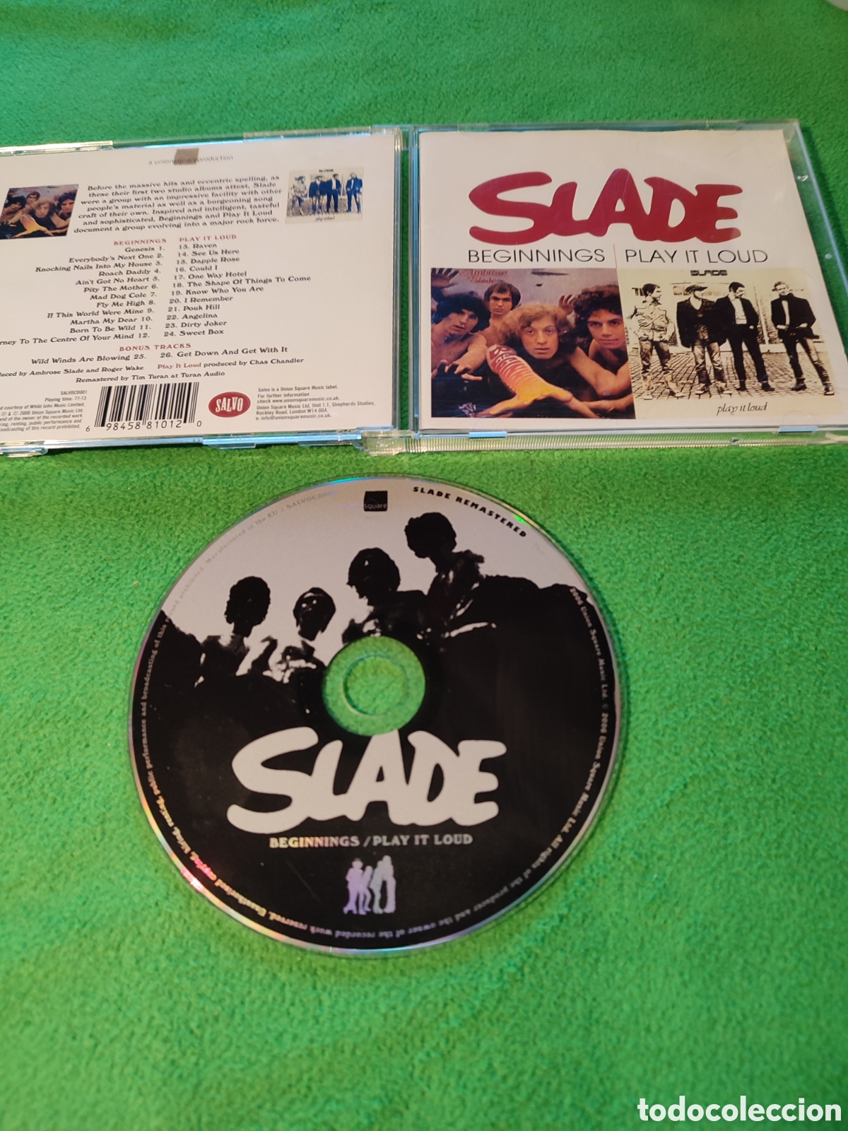 CDs de m&uacute;sica: Slade - Beginnings + Play It loud - Foto 2