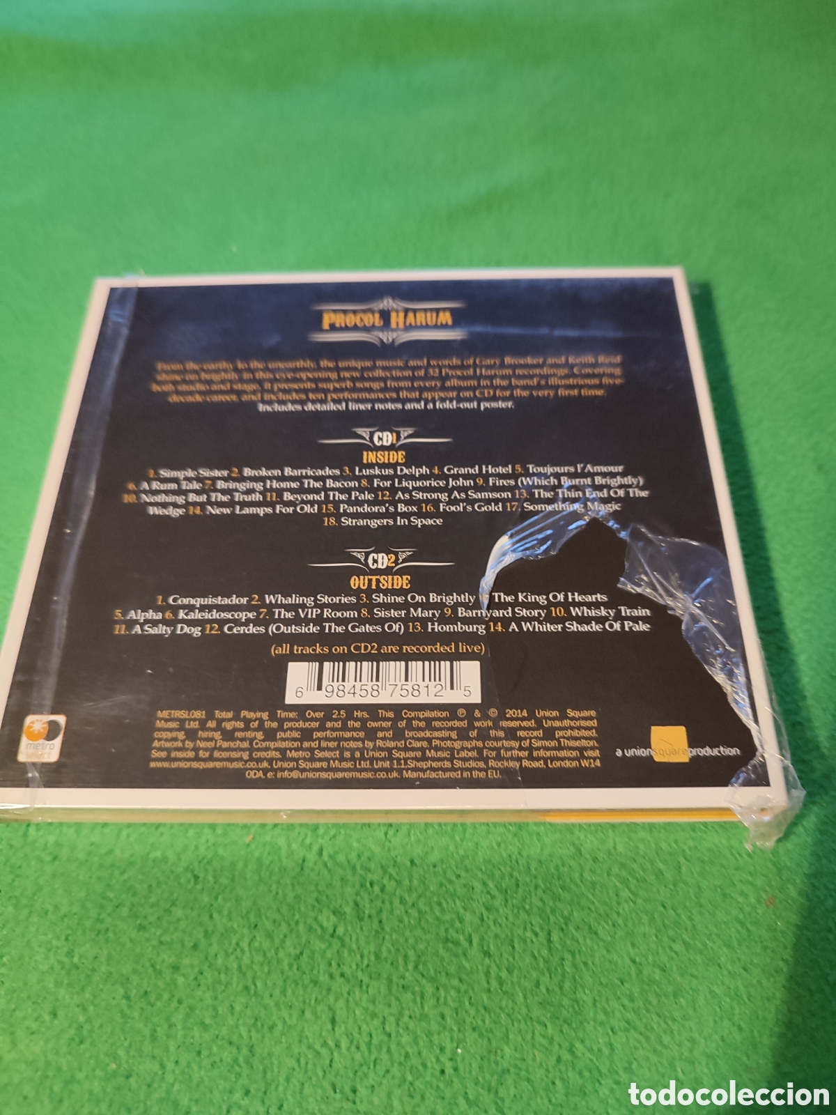 CDs de m&uacute;sica: Procol Harum - Inside Outside 2 CDs - Foto 2