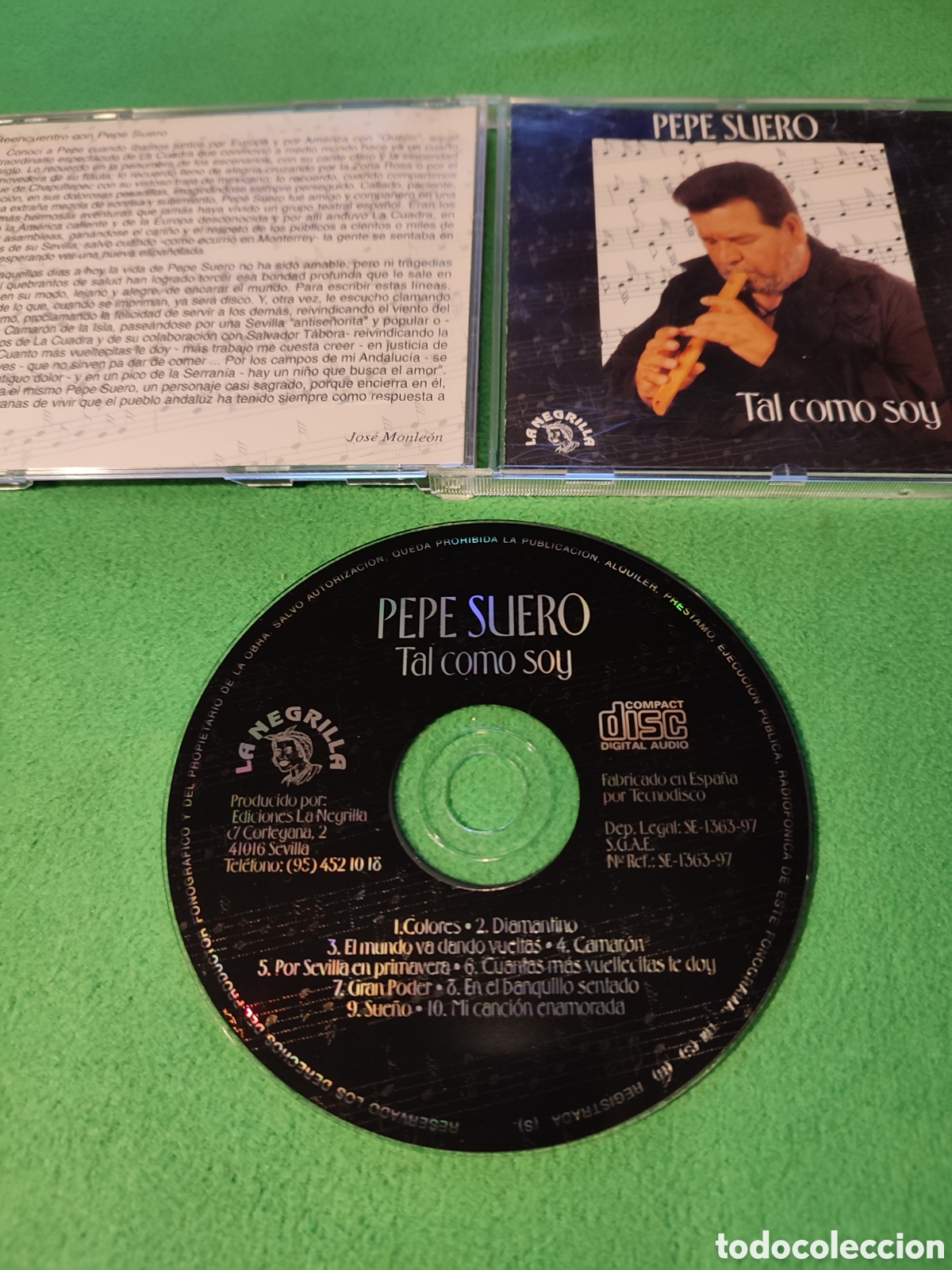 CDs de m&uacute;sica: Pepe Suero - Tal como soy - Foto 2