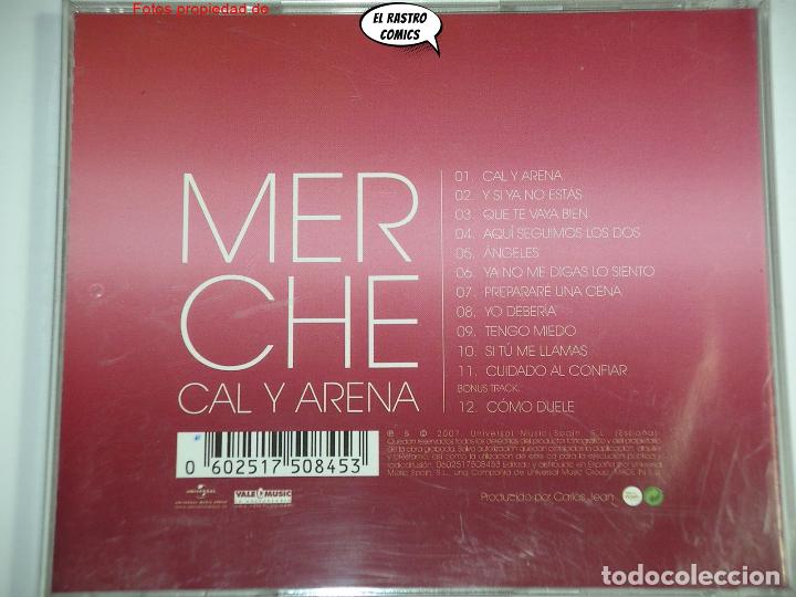 CDs de m&uacute;sica: Merche, Cal y Arena, CD, Universal, 2007 - Foto 2