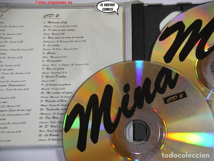 CDs de m&uacute;sica: Mina, &Eacute;xitos, doble, 2 CD, Disquer&iacute;a, Send Music, 2001 - Foto 3