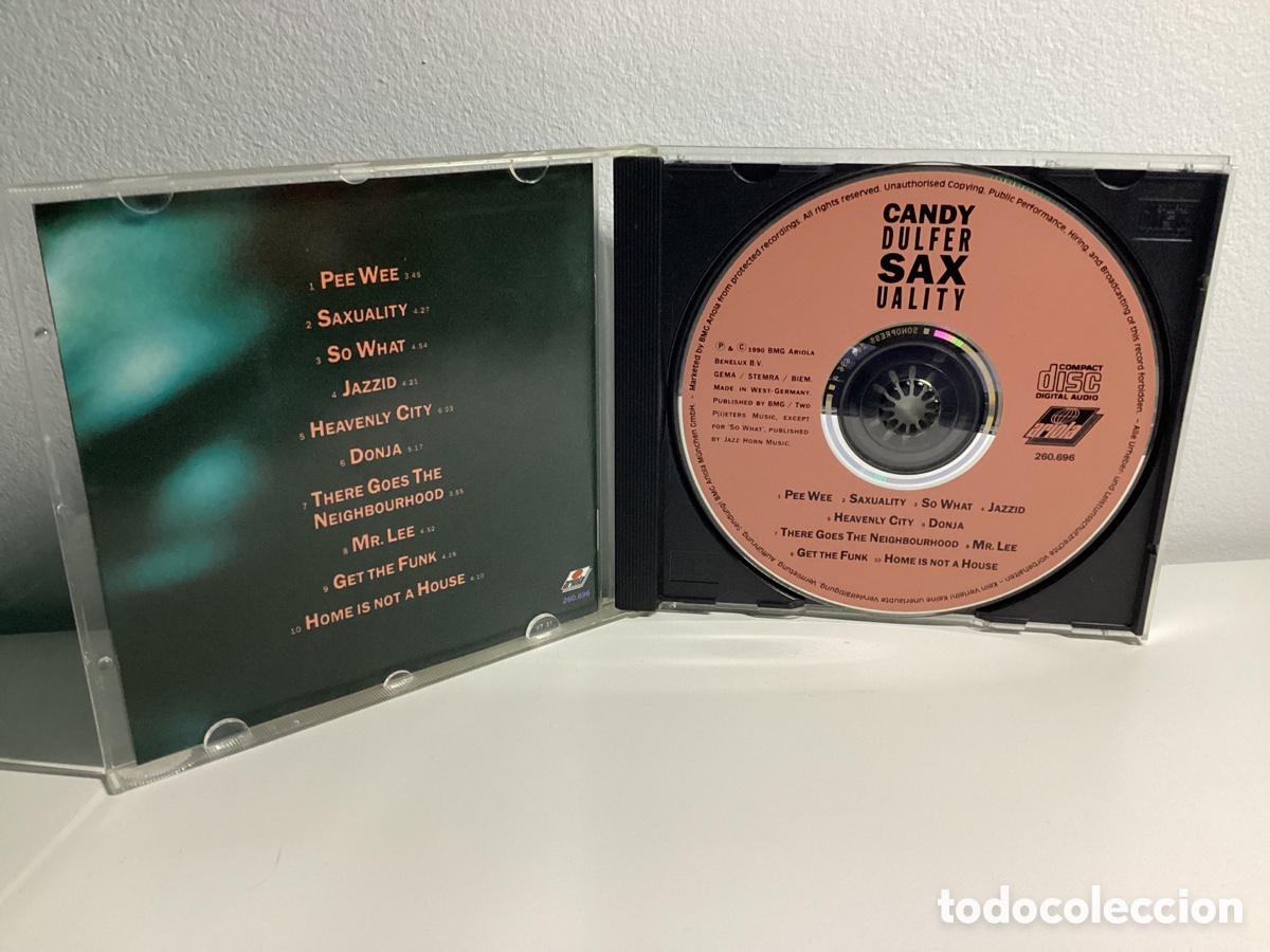 CDs de m&uacute;sica: Candy Dulfer - Saxuality - Cd 1990 BMG - Foto 3