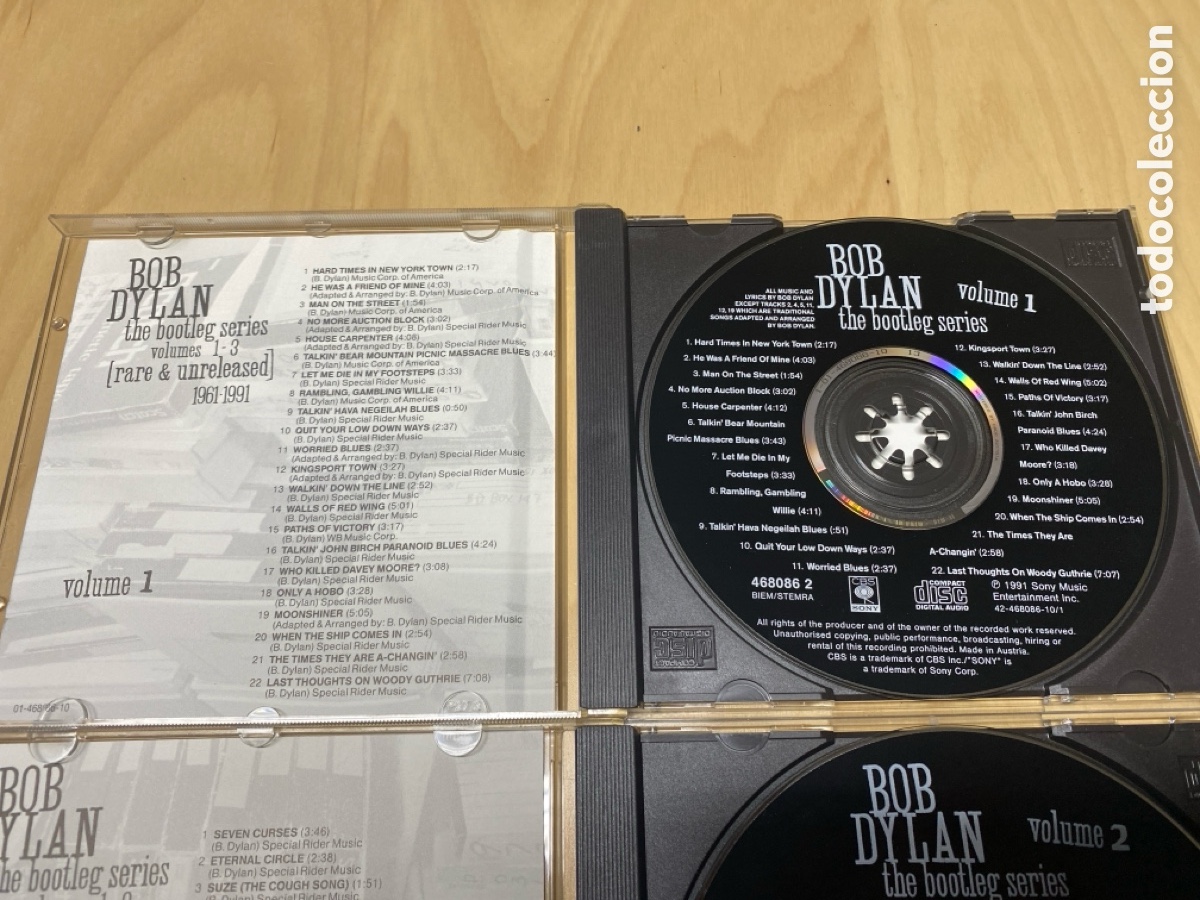 CDs de m&uacute;sica: Bob Dylan - The Bootleg Series [rare & unreleased] (3 CD) - Foto 3