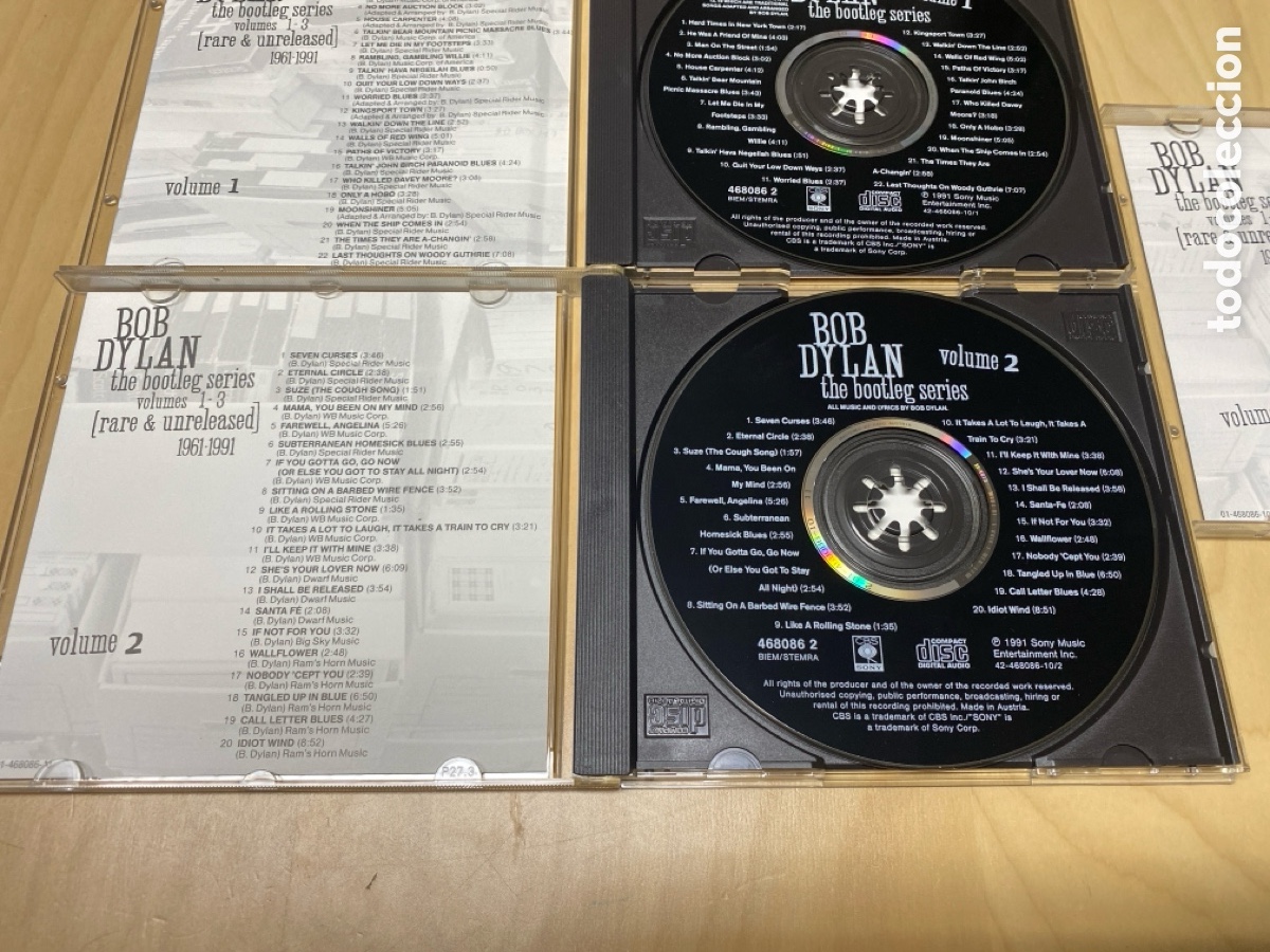 CDs de m&uacute;sica: Bob Dylan - The Bootleg Series [rare & unreleased] (3 CD) - Foto 4