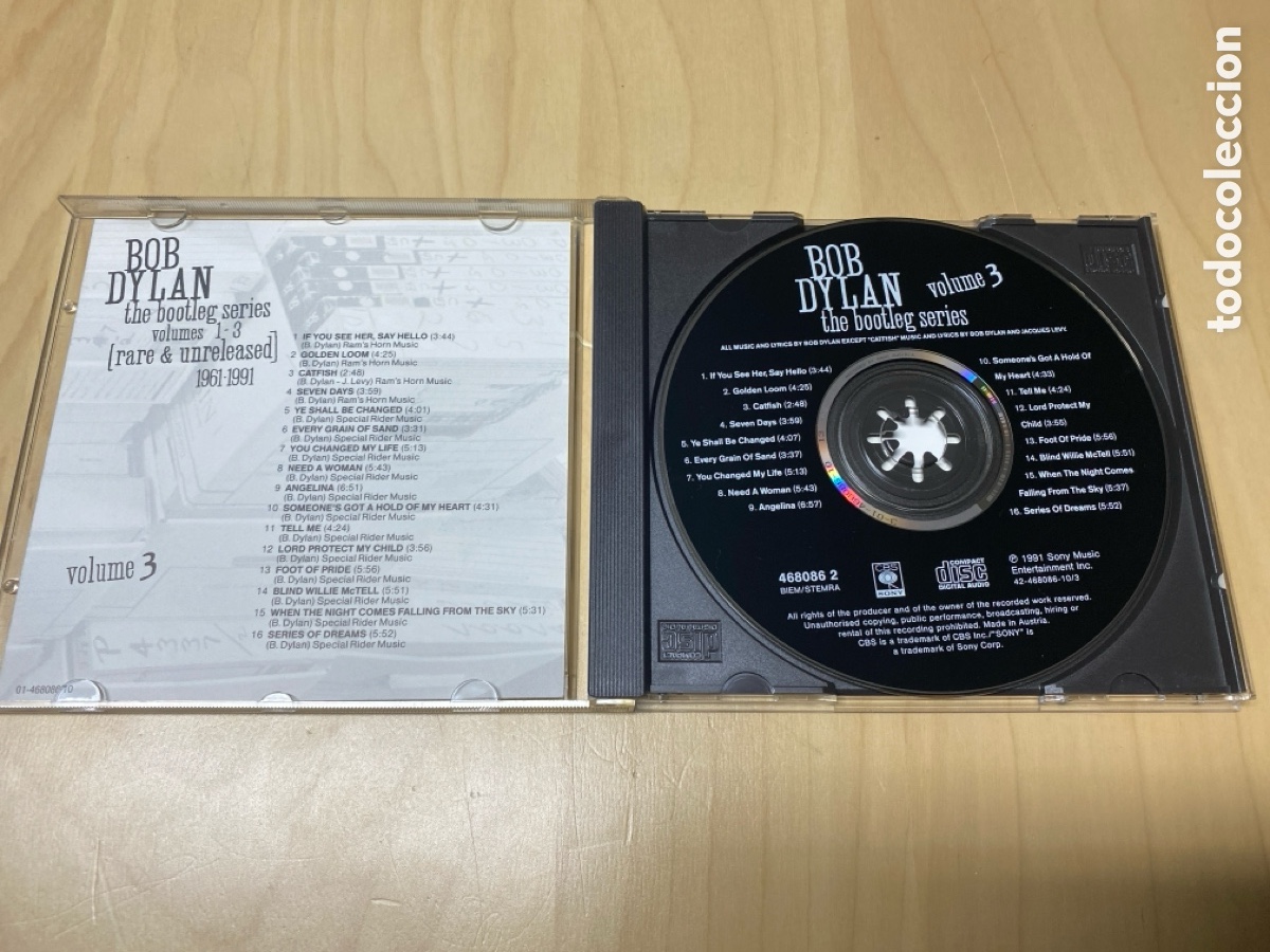 CDs de m&uacute;sica: Bob Dylan - The Bootleg Series [rare & unreleased] (3 CD) - Foto 5