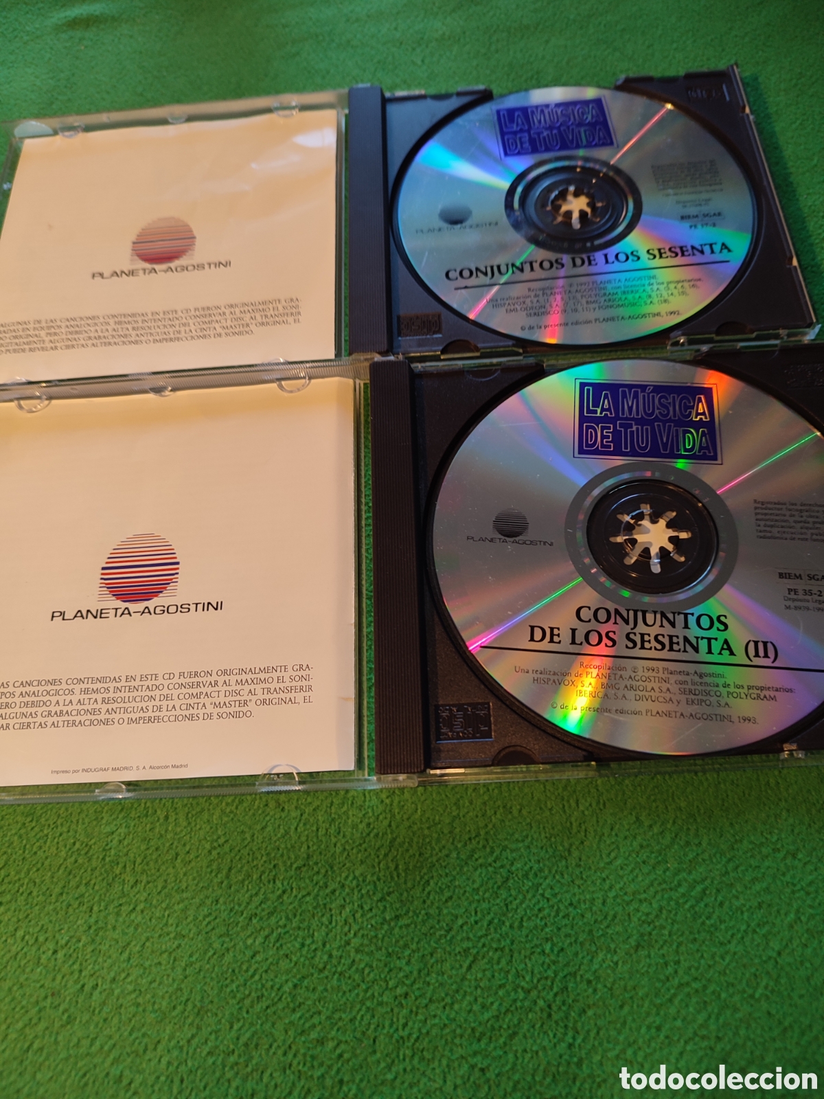 CDs de m&uacute;sica: Conjuntos de los sesenta 1 y 2 - Varios - Foto 3