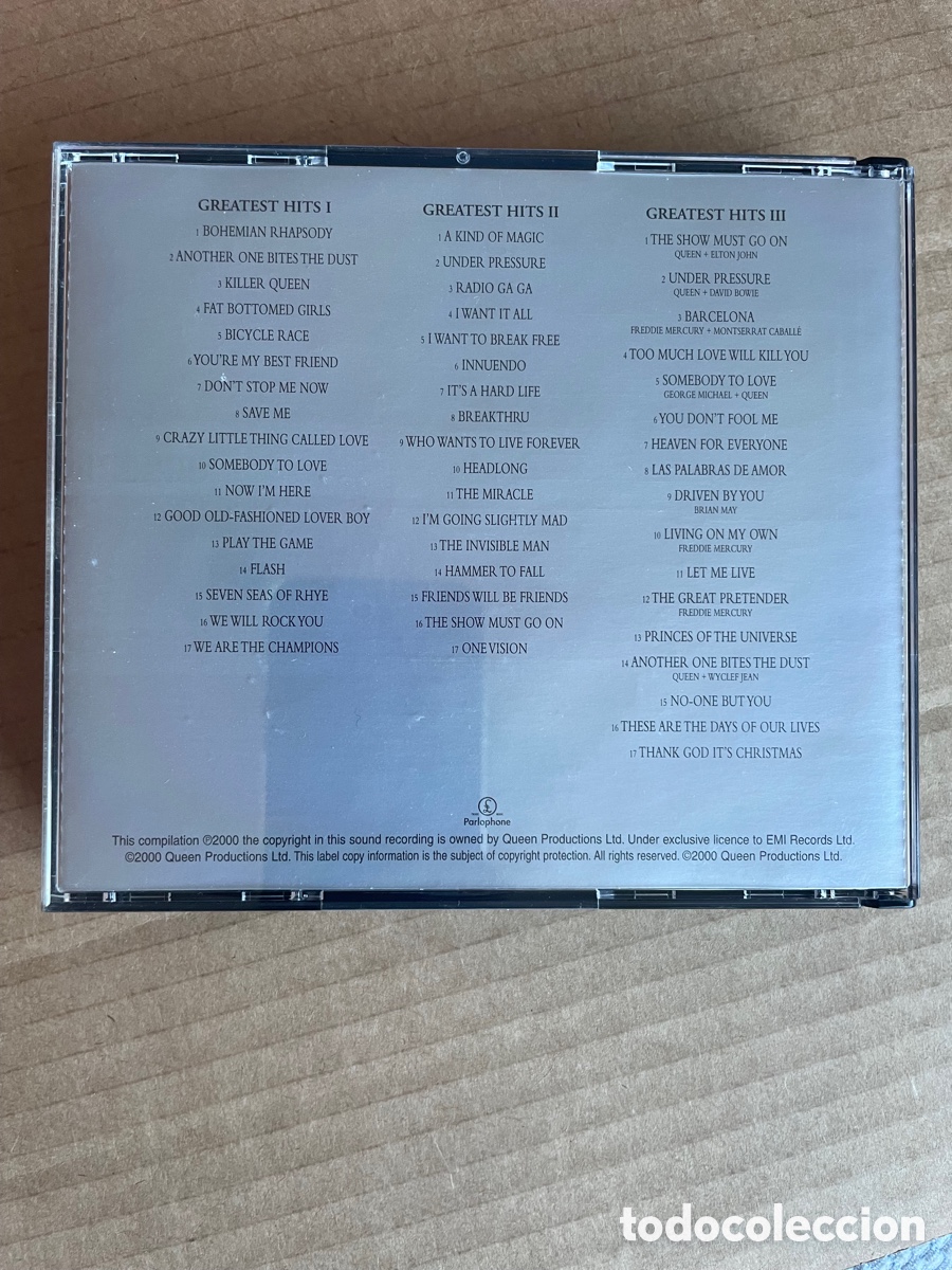CDs de m&uacute;sica: Queen Greatest hits I II &. III - Foto 6