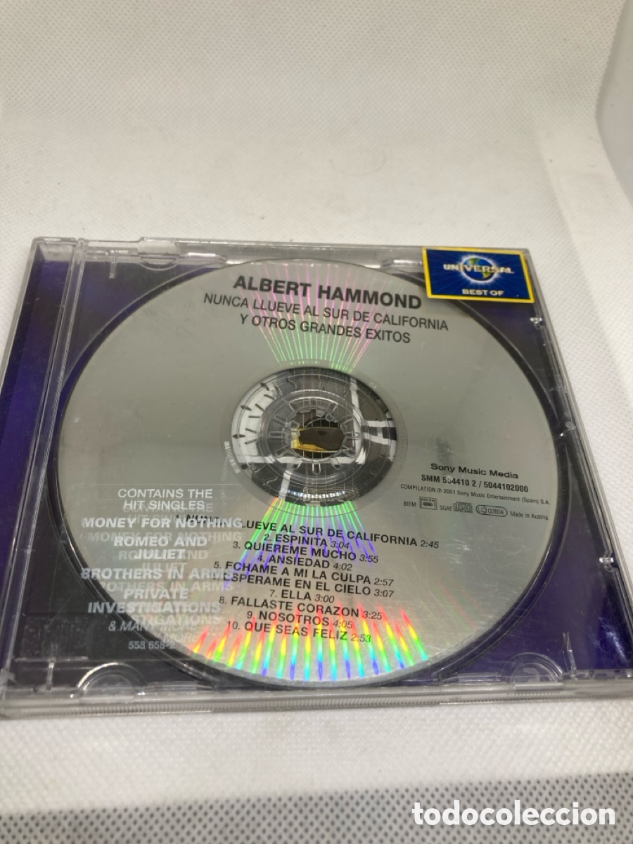 CDs de m&uacute;sica: ALBERT HAMMOND LO MEJOR - Foto 2