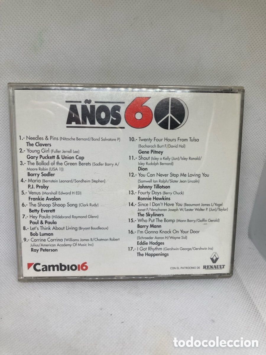 CDs de m&uacute;sica: LO MEJOR DE LOS 60 - Foto 2