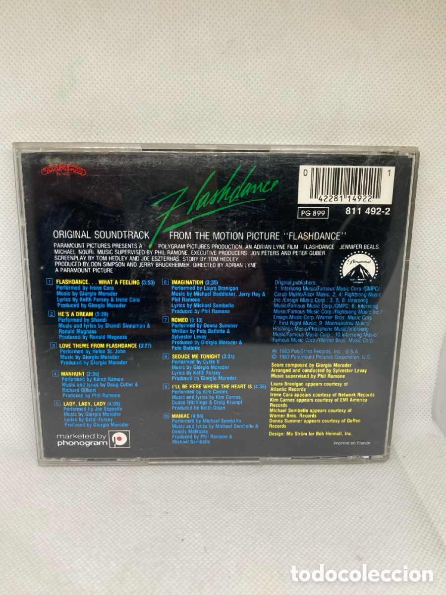 CDs de m&uacute;sica: FLASHDANCE original - Foto 2
