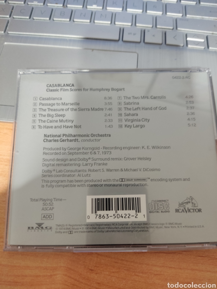 CDs de m&uacute;sica: BSO CASABLANCA CD - Foto 3