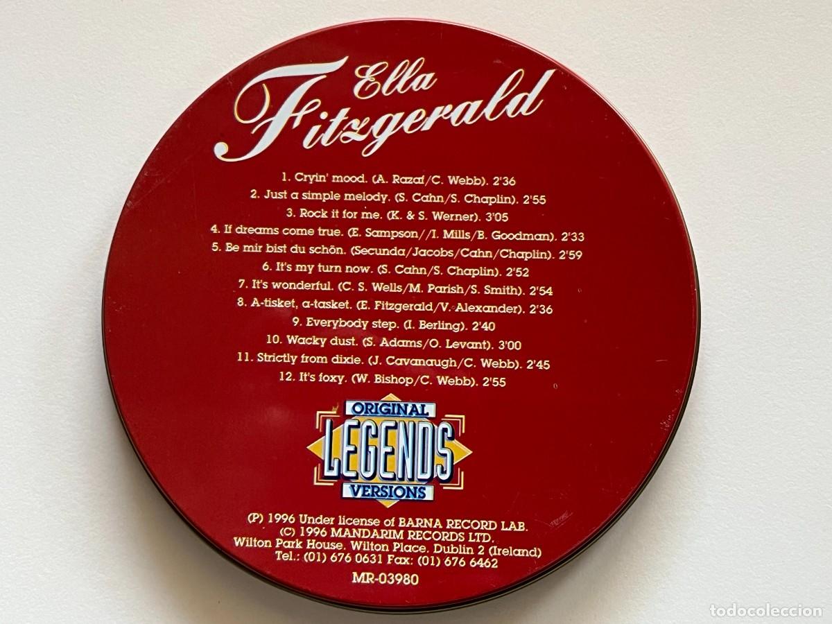 CDs de m&uacute;sica: CD ELLA FITZGERALD ORIGINAL LEGENDS - Foto 2