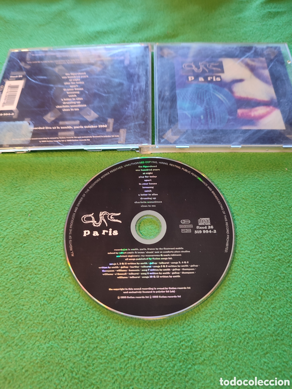 CDs de m&uacute;sica: Cure - Par&iacute;s - Foto 2