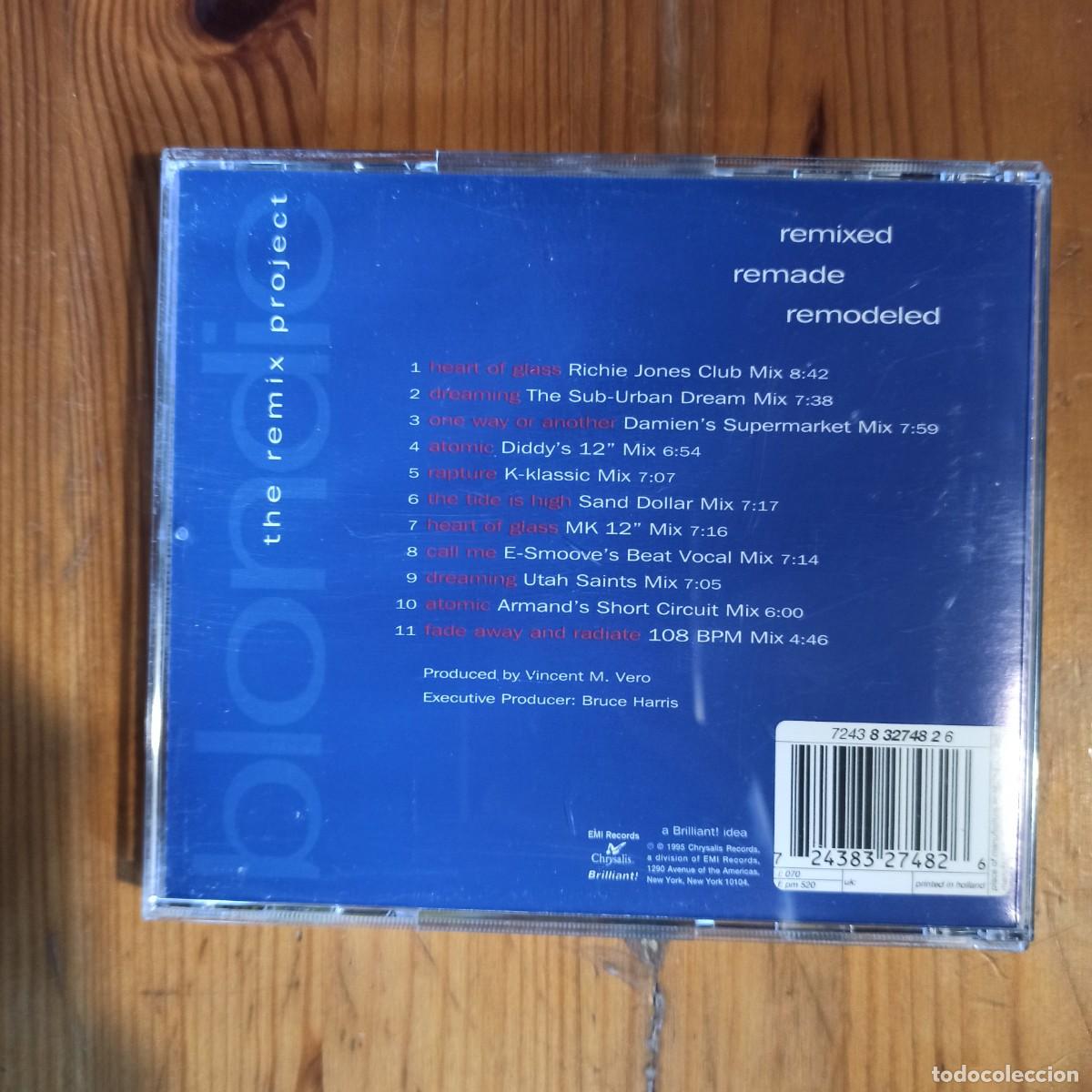 CDs de m&uacute;sica: CD Blondie &ndash; Remixed Remade Remodeled - The Remix Project - Foto 2