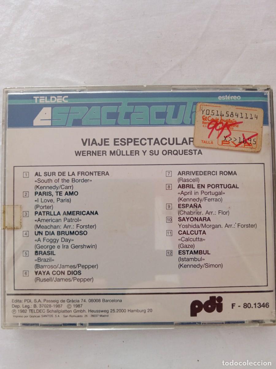 CDs de m&uacute;sica: Werner M&uuml;ller y su orquesta. Viaje espectacular - Foto 2
