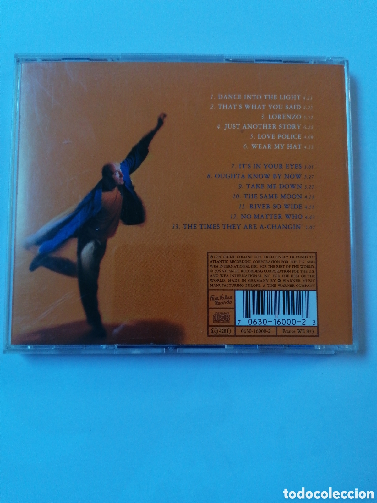 CDs de m&uacute;sica: CD PHIL COLLINS. Dance into the light. - Foto 3