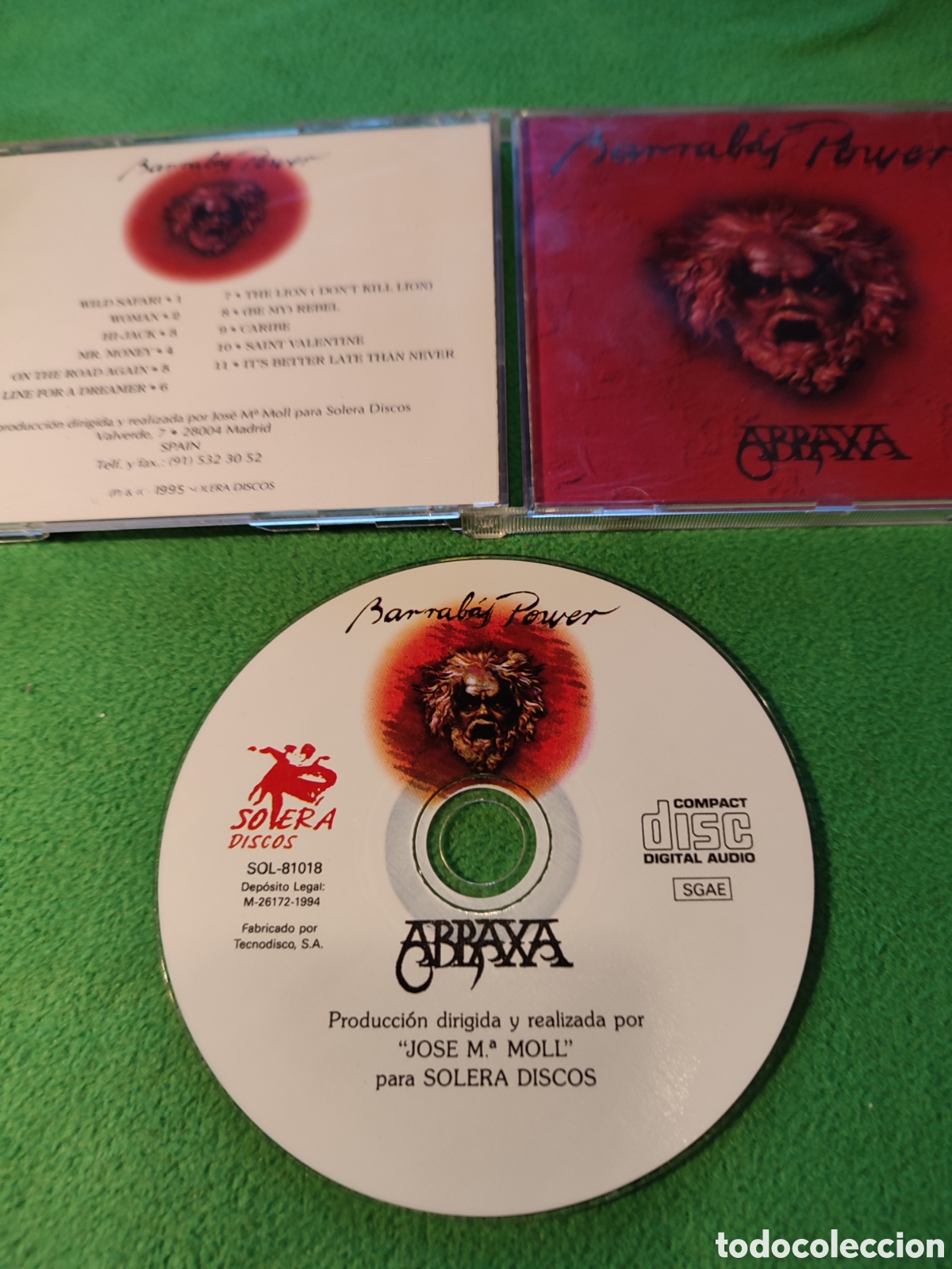 CDs de m&uacute;sica: Barrab&aacute;s - Abraxa Edici&oacute;n espa&ntilde;ola - Foto 2