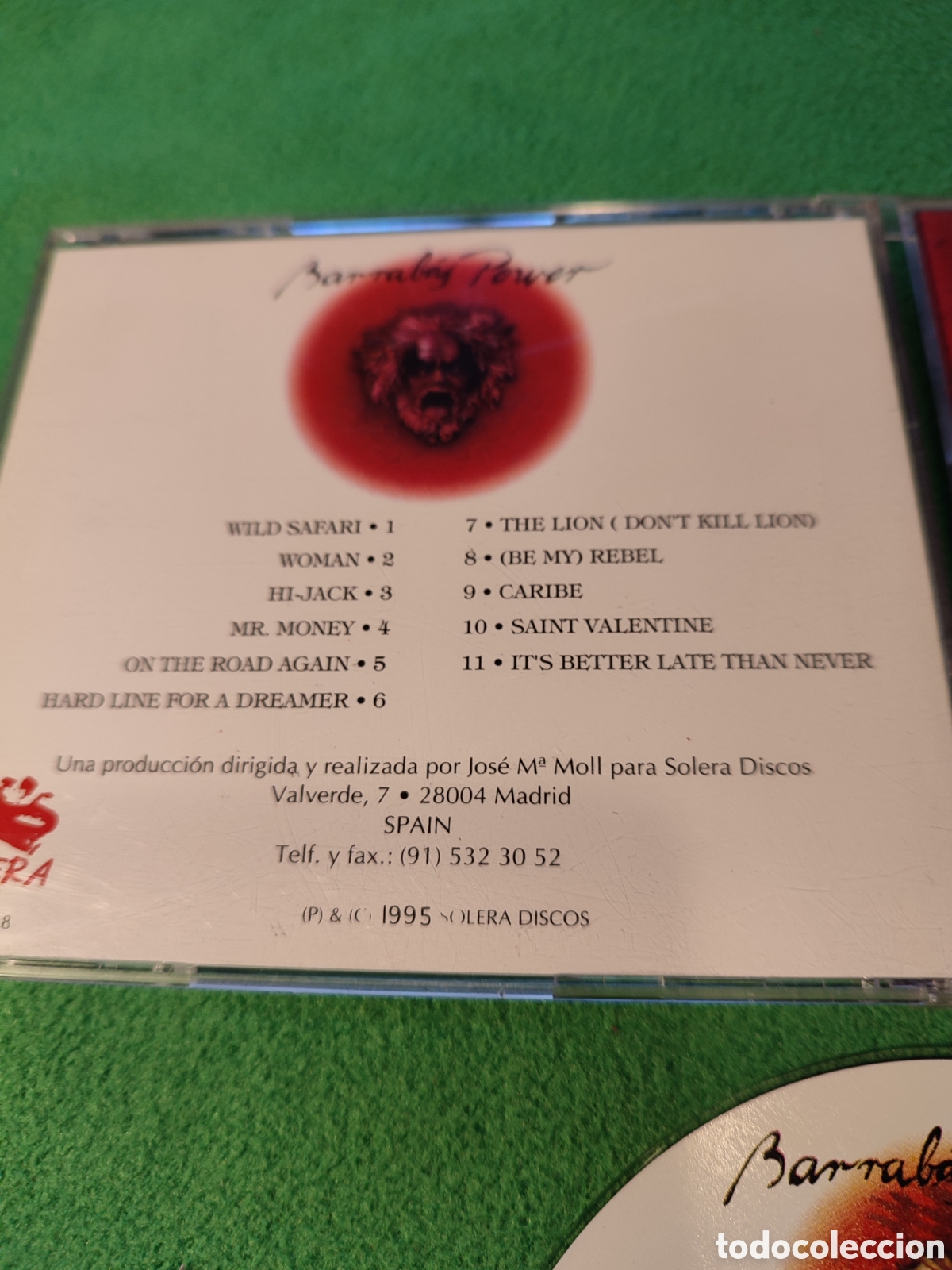 CDs de m&uacute;sica: Barrab&aacute;s - Abraxa Edici&oacute;n espa&ntilde;ola - Foto 3