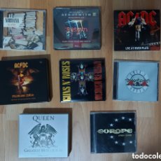 CDs de Música: COLECCIÓN CD ROCK NIRVANA ACDC GUNS ROSES QUEEN EUROPE