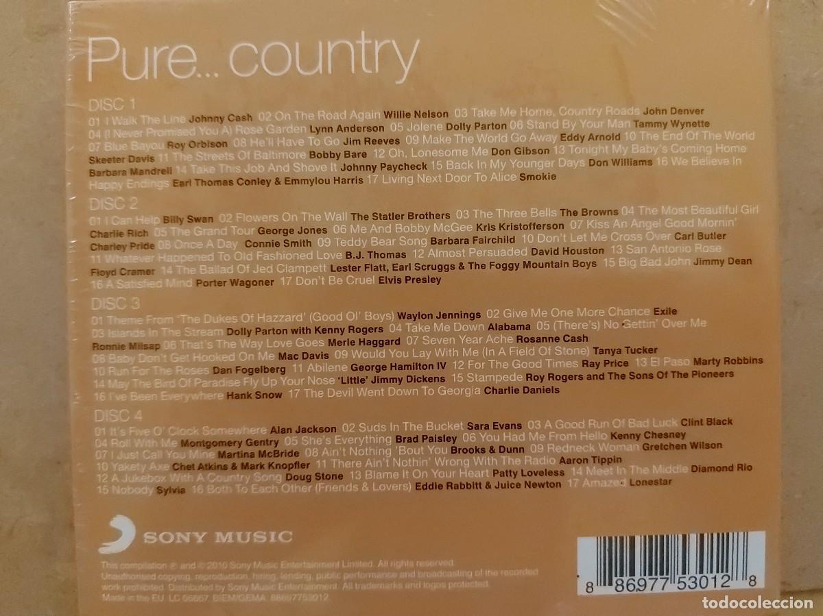 CDs de m&uacute;sica: Pure Country ,4cds (precintado) - Foto 2