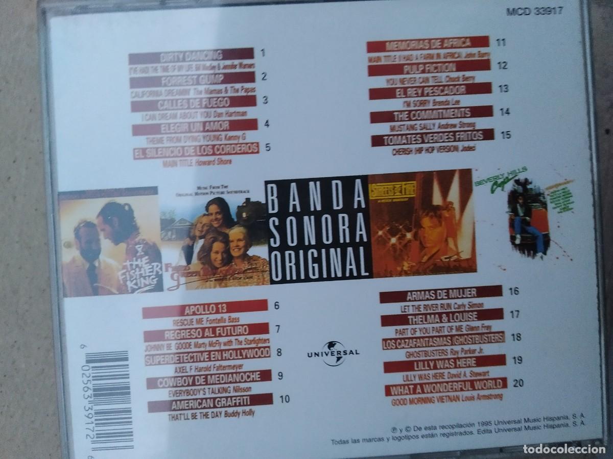 CDs de m&uacute;sica: Varios - B.S.O. 20 &eacute;xitos de cine en versi&oacute;n original - Foto 2