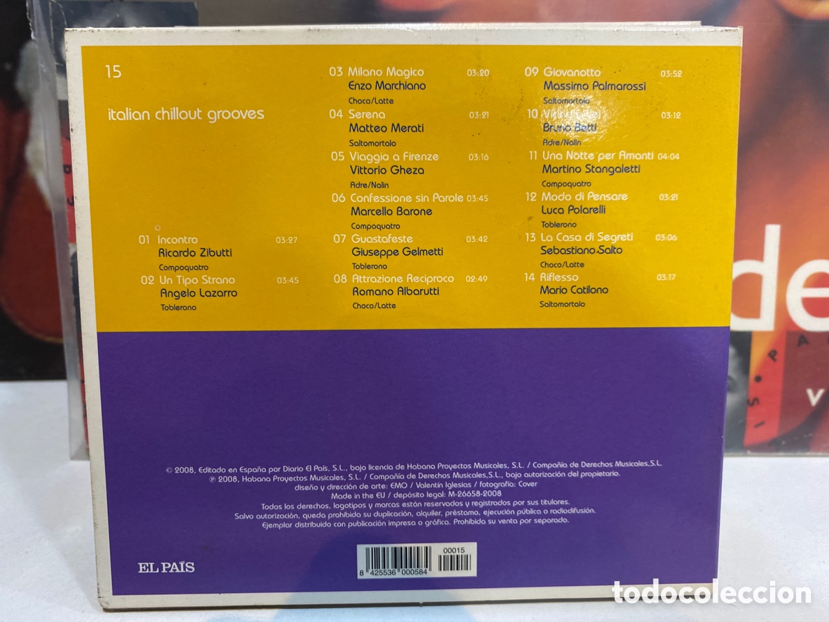 CDs de m&uacute;sica: Italian Chillout Grooves (CD, Comp) - Foto 2
