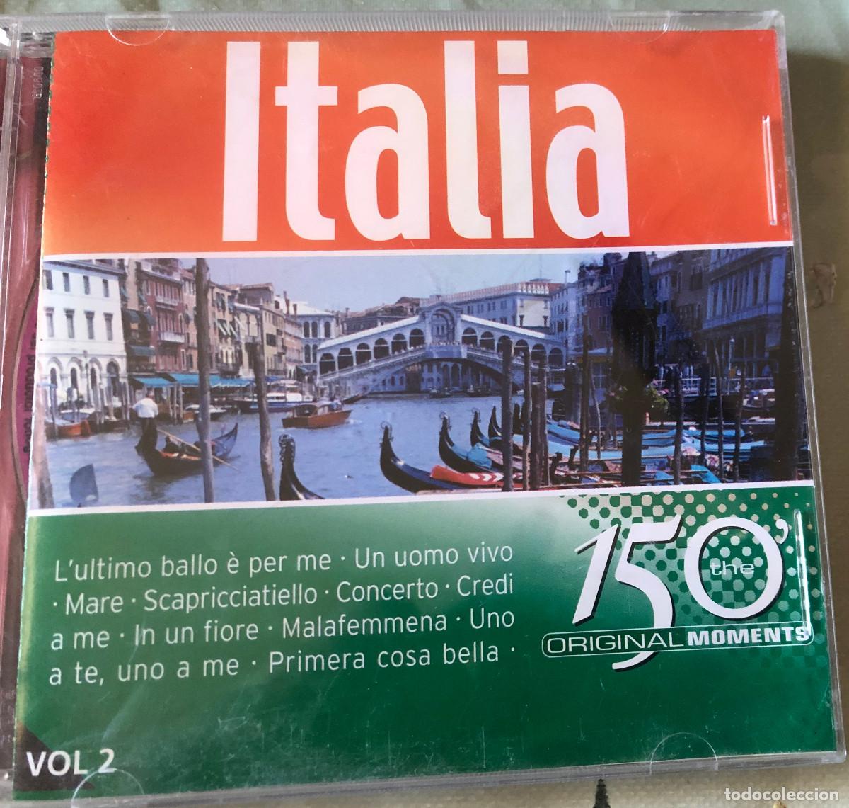 CD di Musica: 'Italia 150 - Vol. 2'. 23 temas. 2003. Dalida, Adamo, Domenico Modugno, Adriano Celentano, etc.