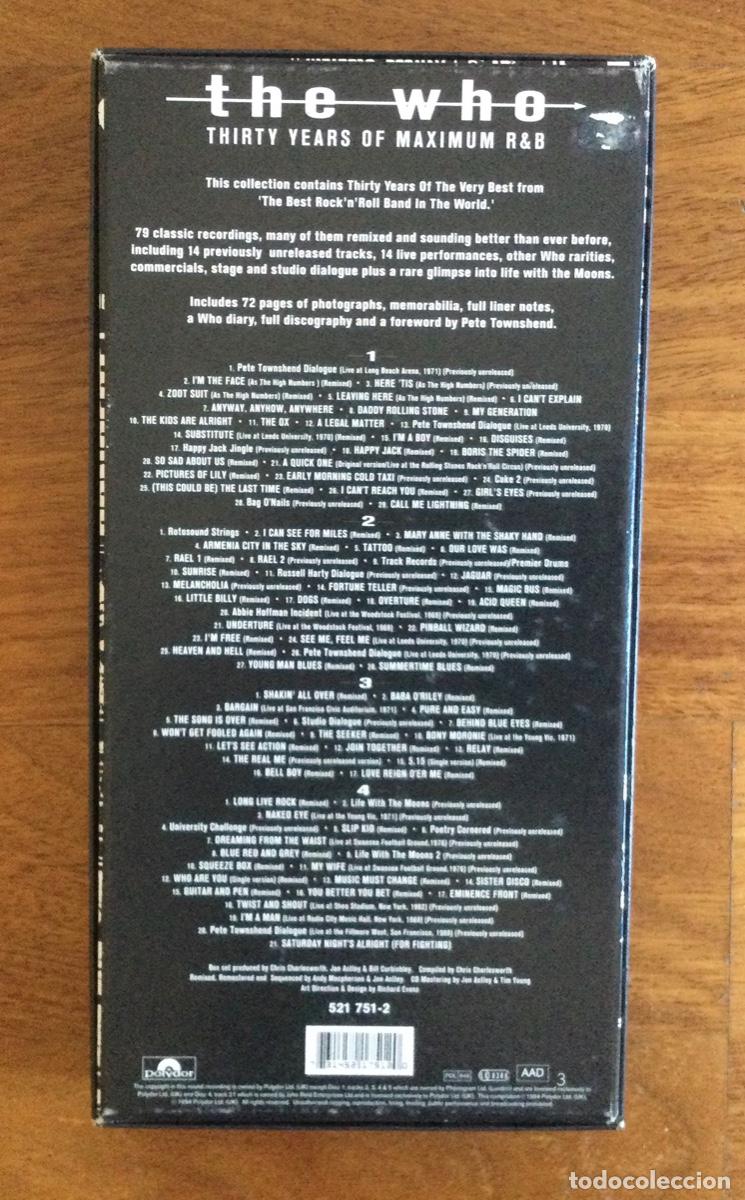 CDs de m&uacute;sica: The Who. Caja con 4 CDs y libro - Foto 2