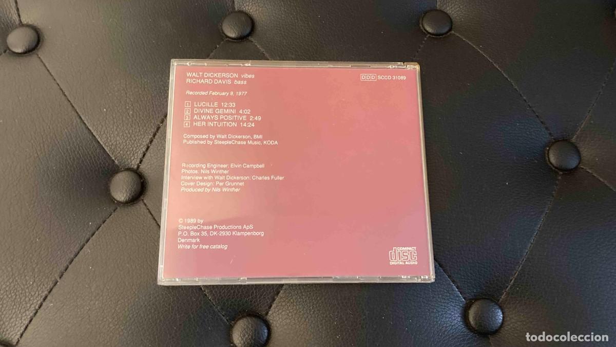 CDs de m&uacute;sica: CD. Walt Dickerson & Richard Davis. Divine Gemini - Foto 2