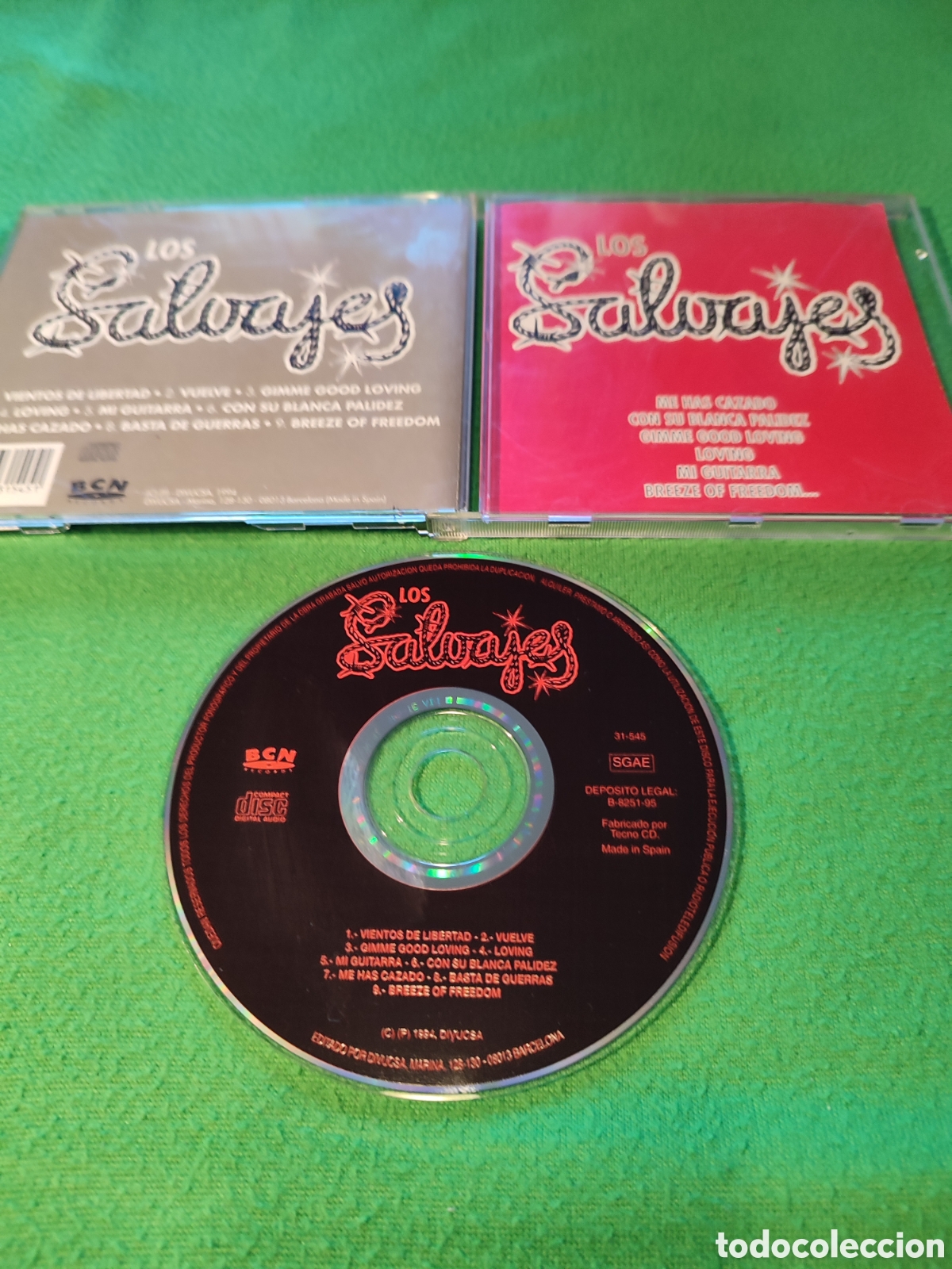 CDs de m&uacute;sica: Los Salvajes - Same - Foto 2