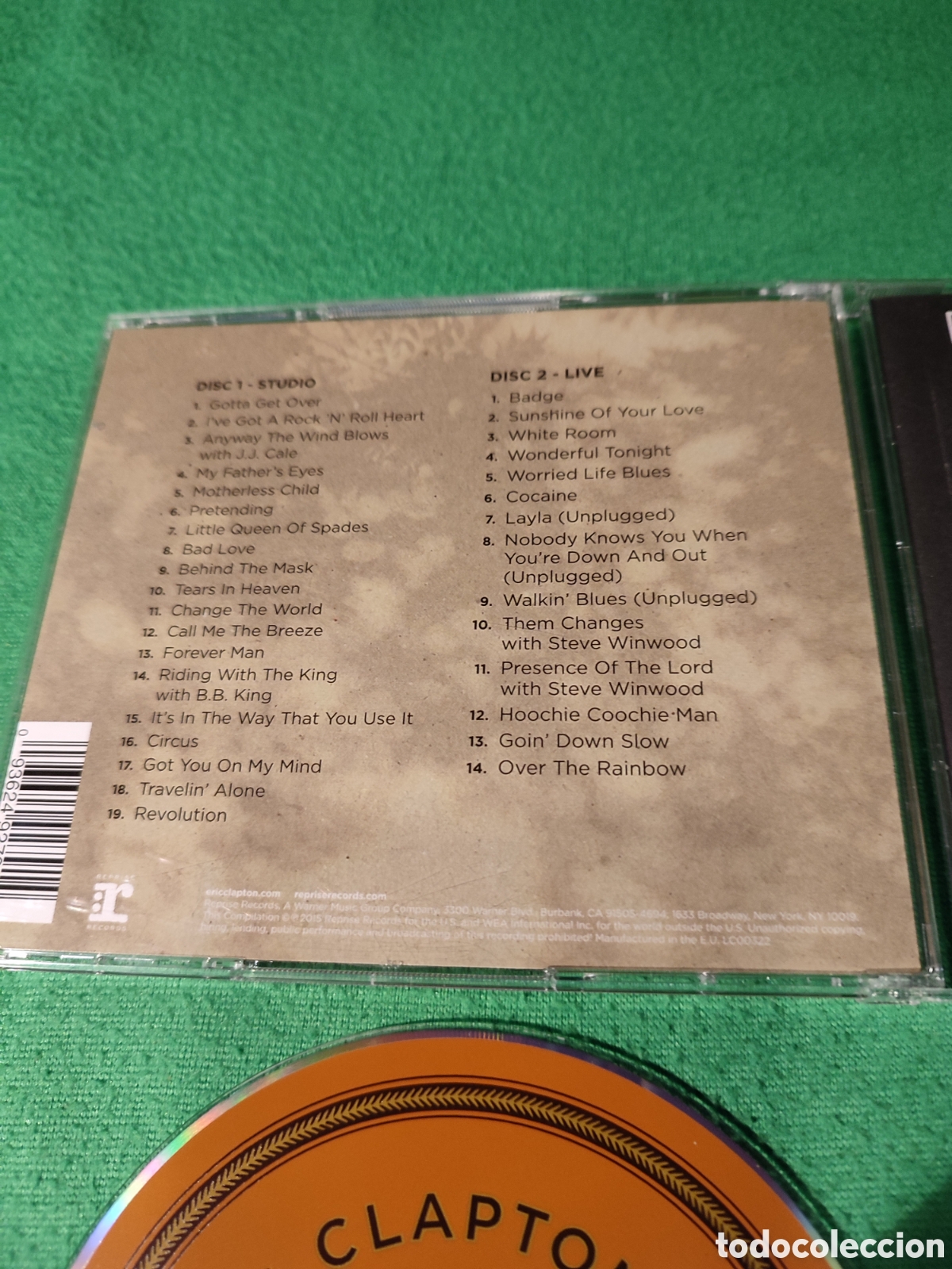 CDs de m&uacute;sica: Eric Clapton - Forever man 2 CDs - Foto 3