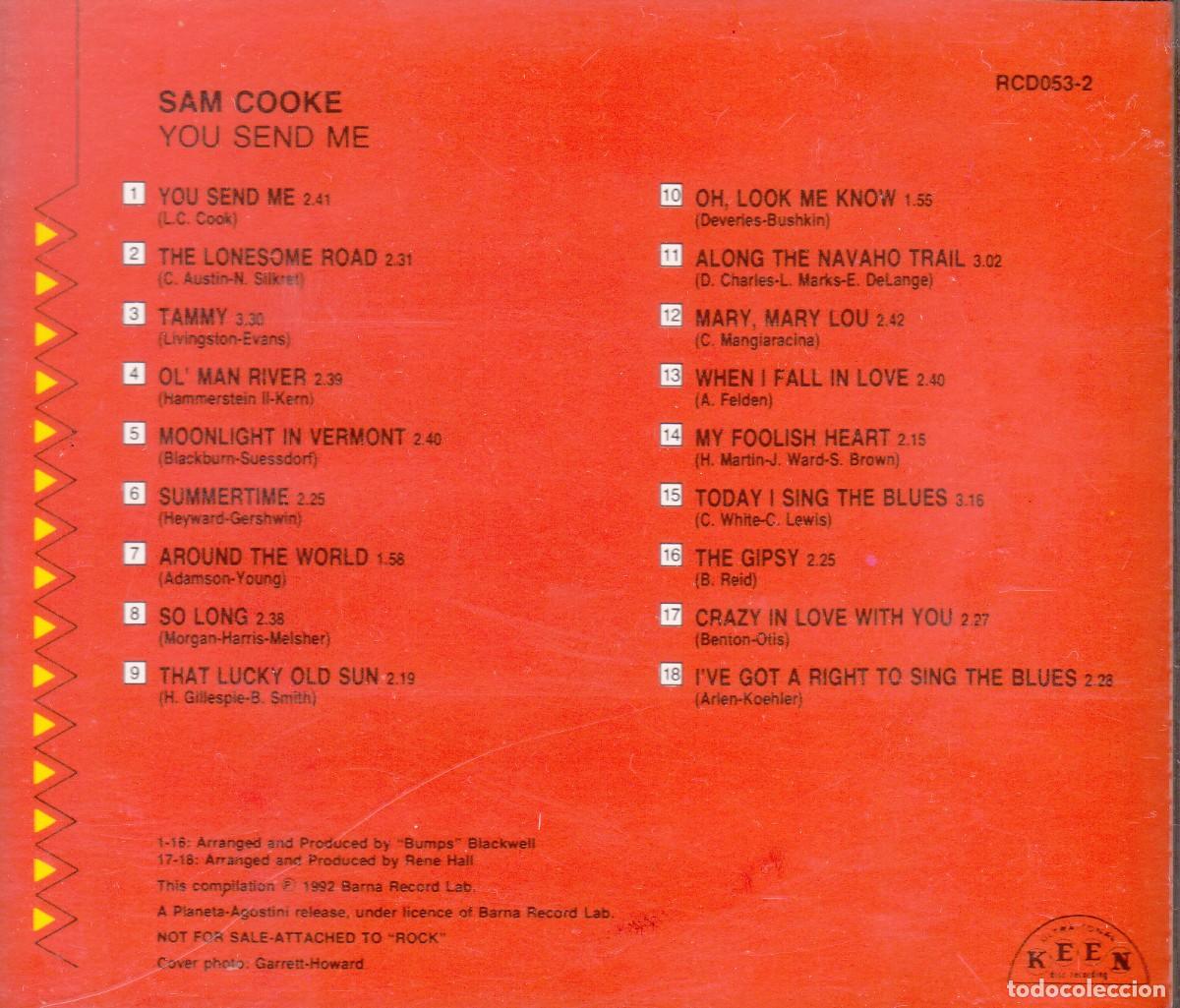 CDs de m&uacute;sica: SAM COOKE. YOU SEND ME. CD. - Foto 2
