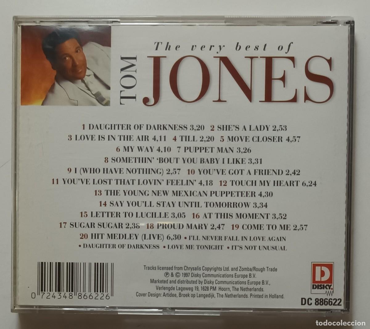 CDs de m&uacute;sica: CD - TOM JONES - THE VERY BEST - Foto 2