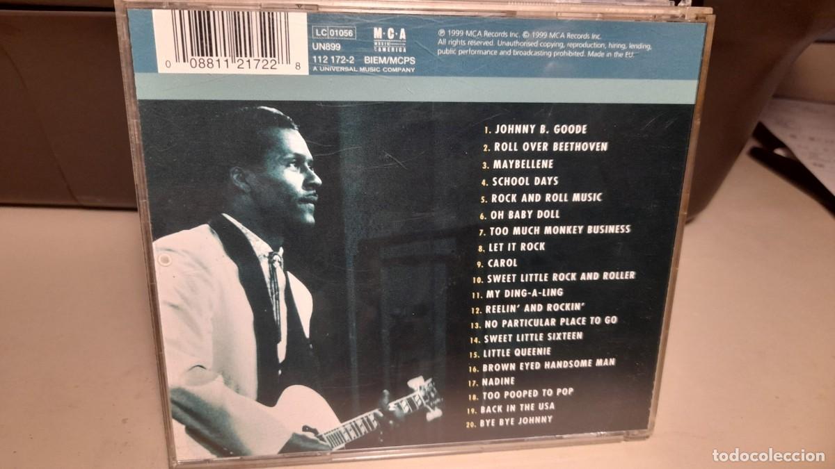 CDs de m&uacute;sica: CD CHUCK BERRY : CLASSIC MASTERS ( 20 TRACKS ) - Foto 3