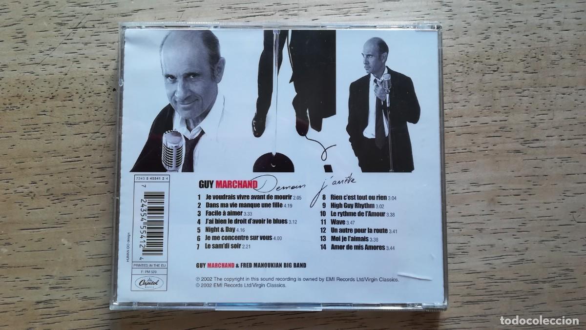 CDs de m&uacute;sica: Guy Marchand. Demain j&acute;arr&ecirc;te. CD - Foto 2