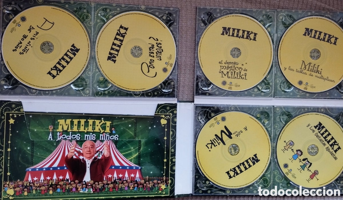 CDs de m&uacute;sica: MILIKI A TODOS MIS NI&Ntilde;OS - Foto 2