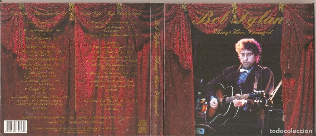 CDs de m&uacute;sica: BOB DYLAN - THINGS HAVE CHANGED (DOBLE CD DIGIPACK, IMC RECORDS 2000) - Foto 1