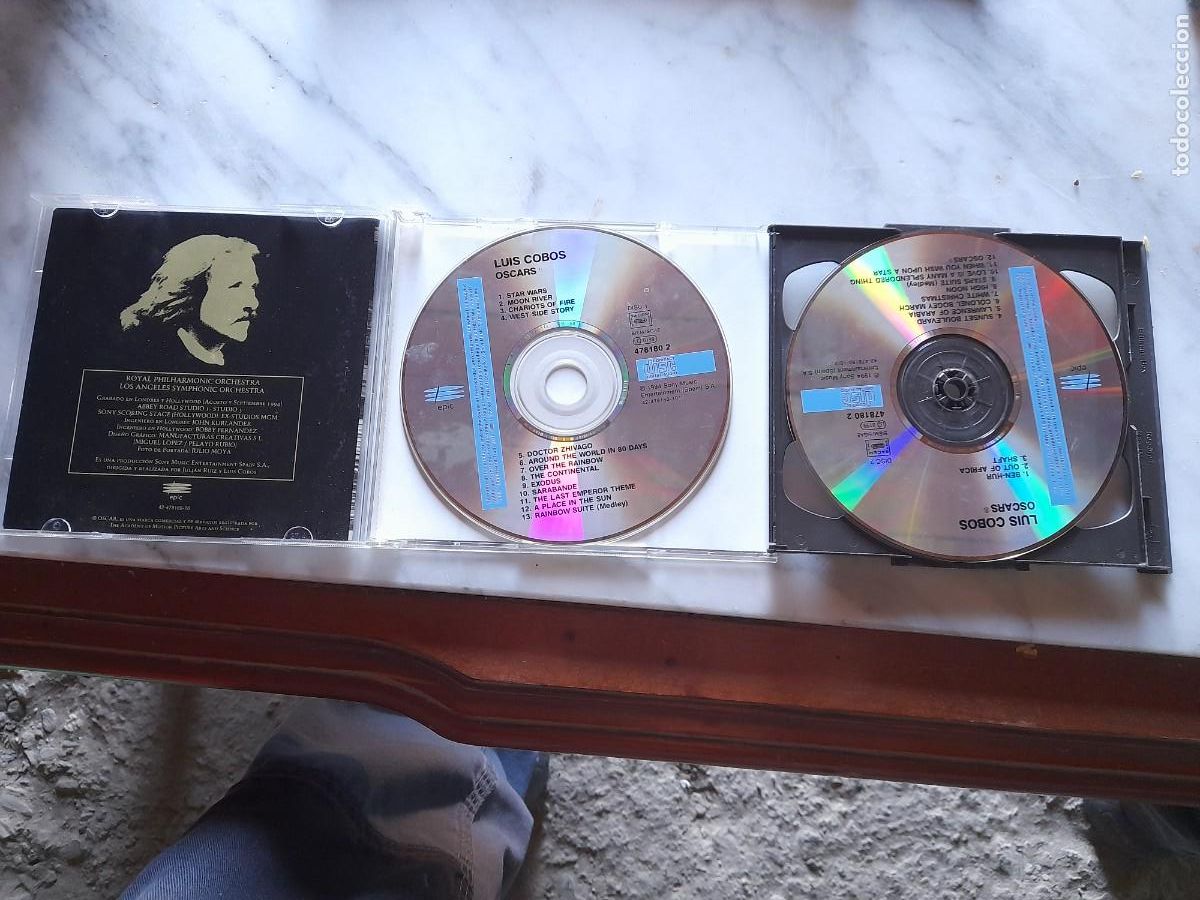 CDs de m&uacute;sica: 2 Discos CD m&uacute;sica Luis Cobos Oscars - Foto 1