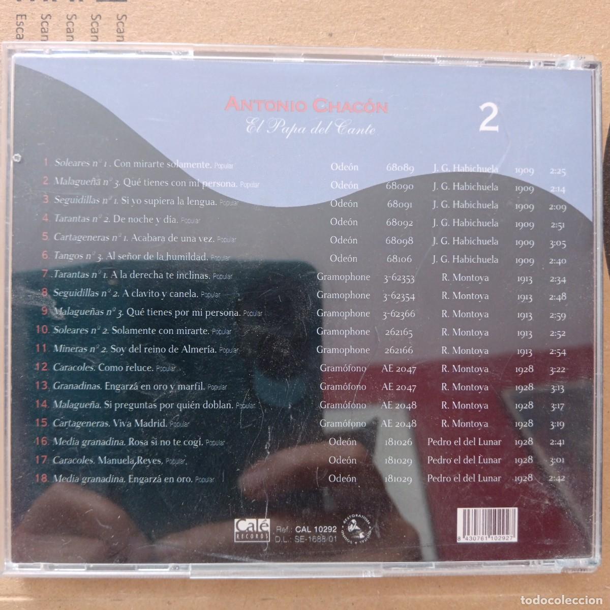 CDs de m&uacute;sica: Antonio Chac&oacute;n. El Papa del Cante - Foto 2