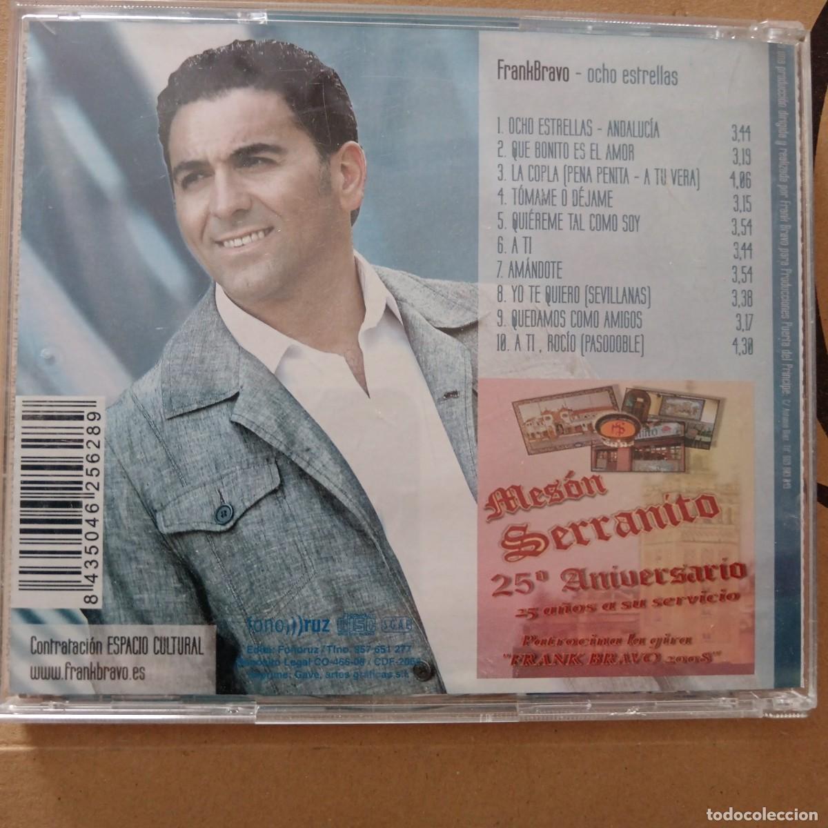 CDs de m&uacute;sica: Frank Bravo. Ocho estrellas - Foto 2