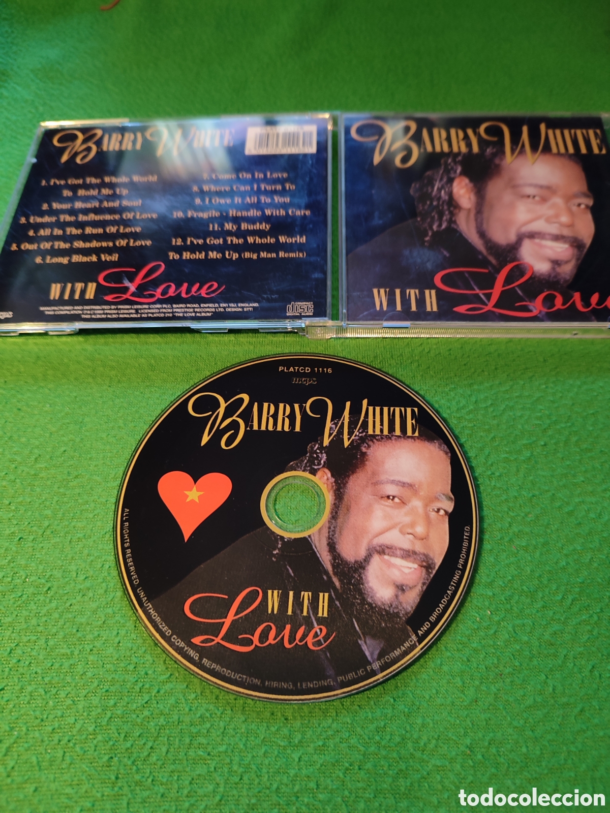 CDs de m&uacute;sica: Barry White - With love - Foto 2