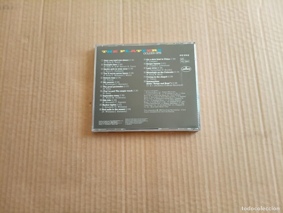 CDs de m&uacute;sica: THE PLATTERS - GOLDEN HITS CD 1992 - Foto 4