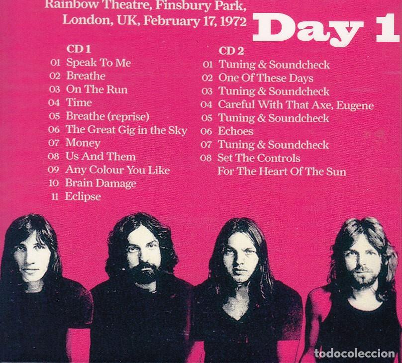 CDs de m&uacute;sica: PINK FLOYD. THE RAINBOW DAY 1. 2 CD. - Foto 2