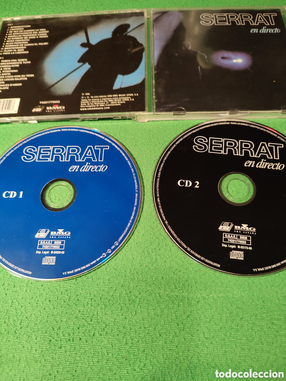 CDs de m&uacute;sica: Joan Manuel Serrat - Serrat en directo 2 CDs - Foto 2
