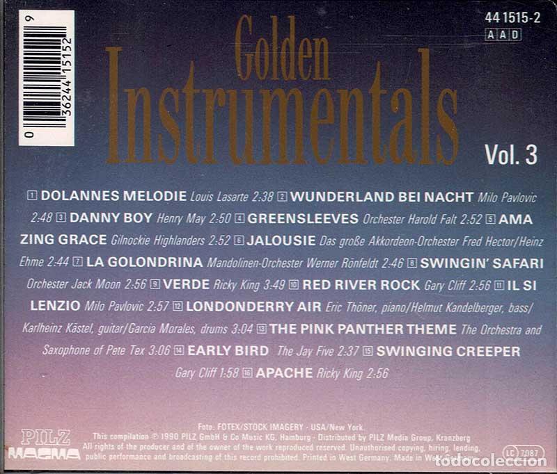 CDs de m&uacute;sica: Golden Instrumentals Vol. 3. CD - Foto 2