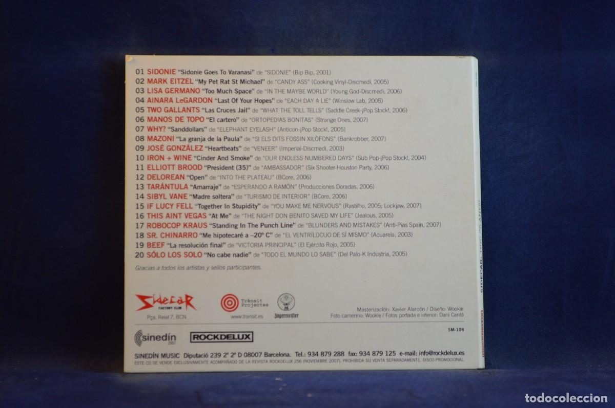 CDs de m&uacute;sica: VARIOUS &ndash; SIDECAR: TINC 25 ANYS - CD - Foto 2