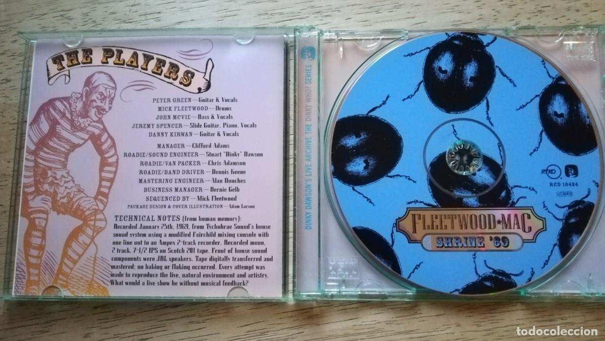 CDs de m&uacute;sica: Fleetwood Mac. Shrine&acute;69. CD - Foto 3