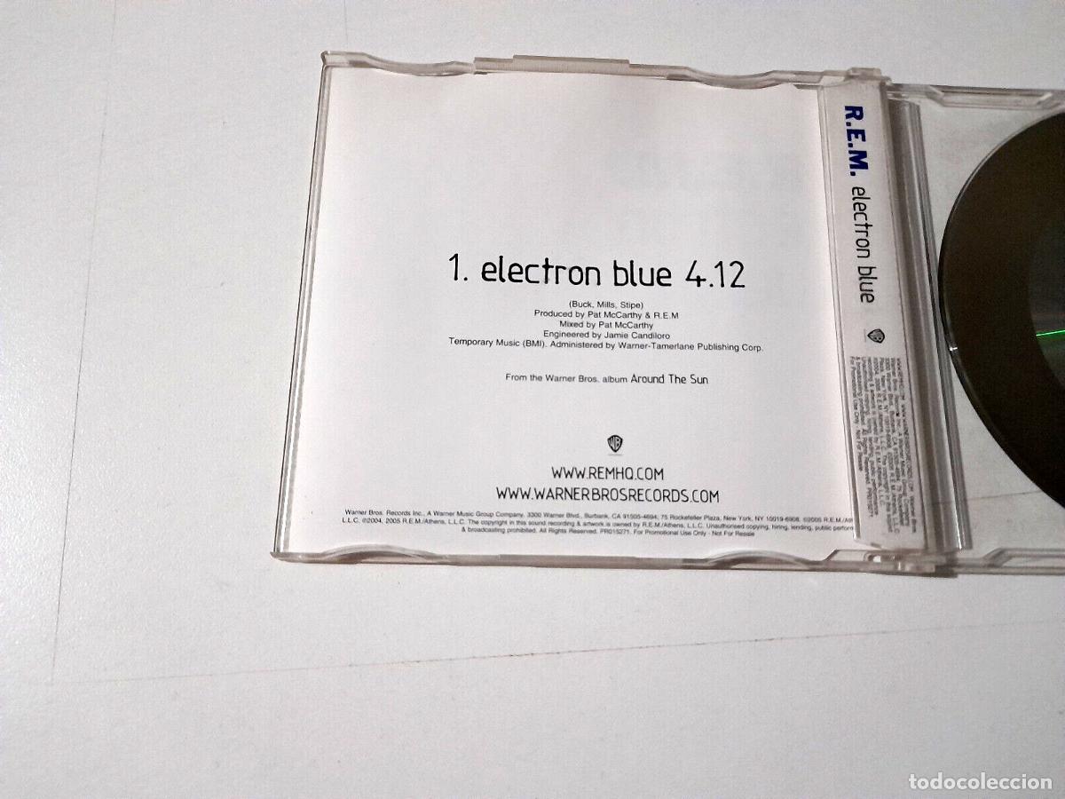 CDs de m&uacute;sica: R.E.M. &rdquo;ELECTRON BLUE&rdquo; CD SINGLE 1 TRACKS REM - Foto 2