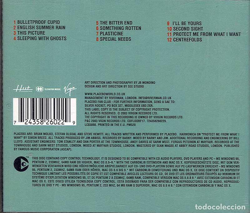 CDs de m&uacute;sica: Placebo - Sleeping With Ghosts. CD - Foto 2