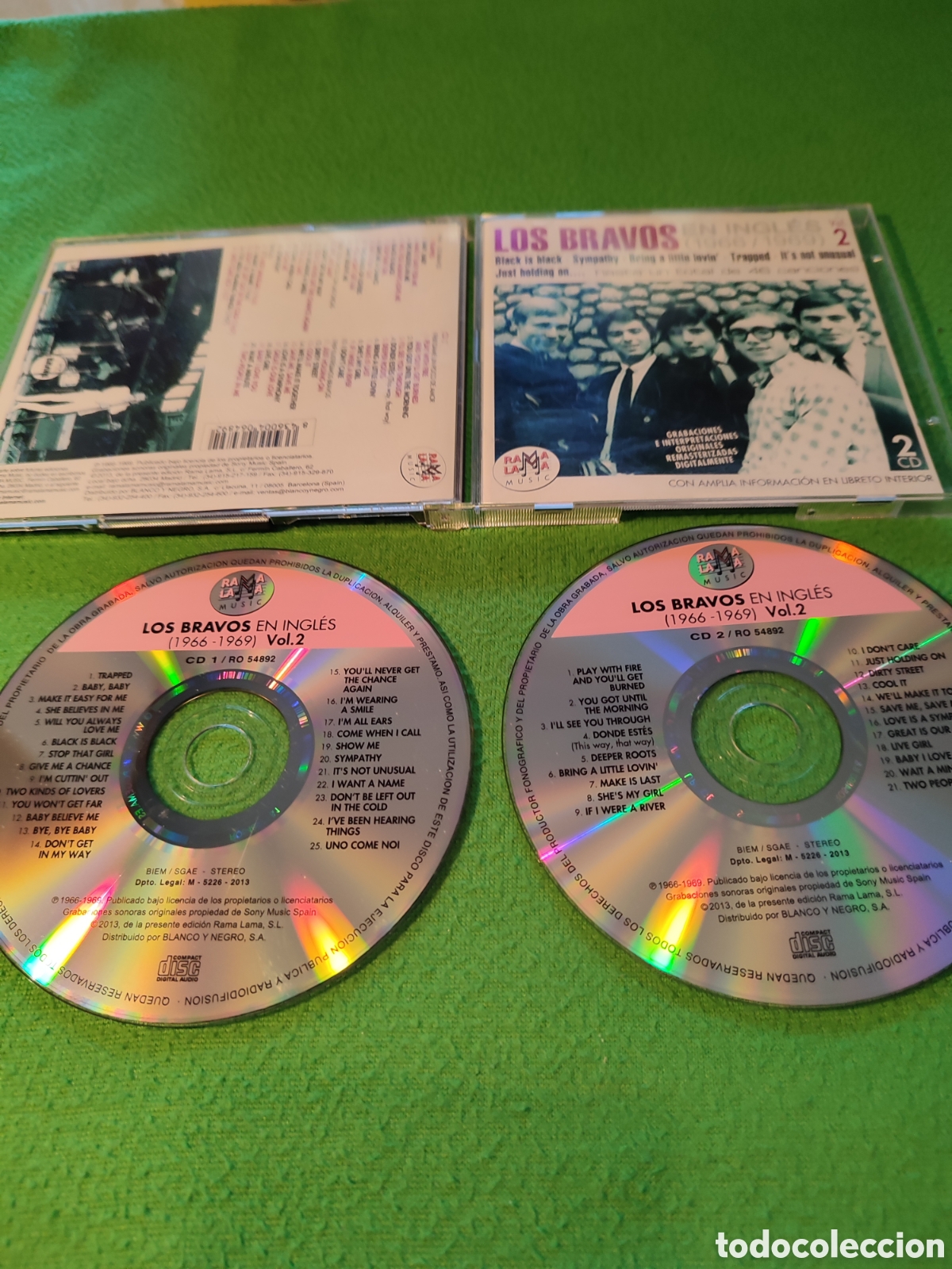 CDs de m&uacute;sica: Los Bravos - En ingl&eacute;s vol 2 dos CDs - Foto 2